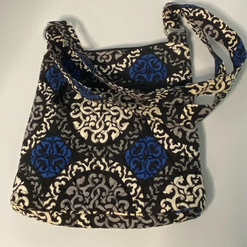 Vera Bradley Black and Blue Crossbody Bag